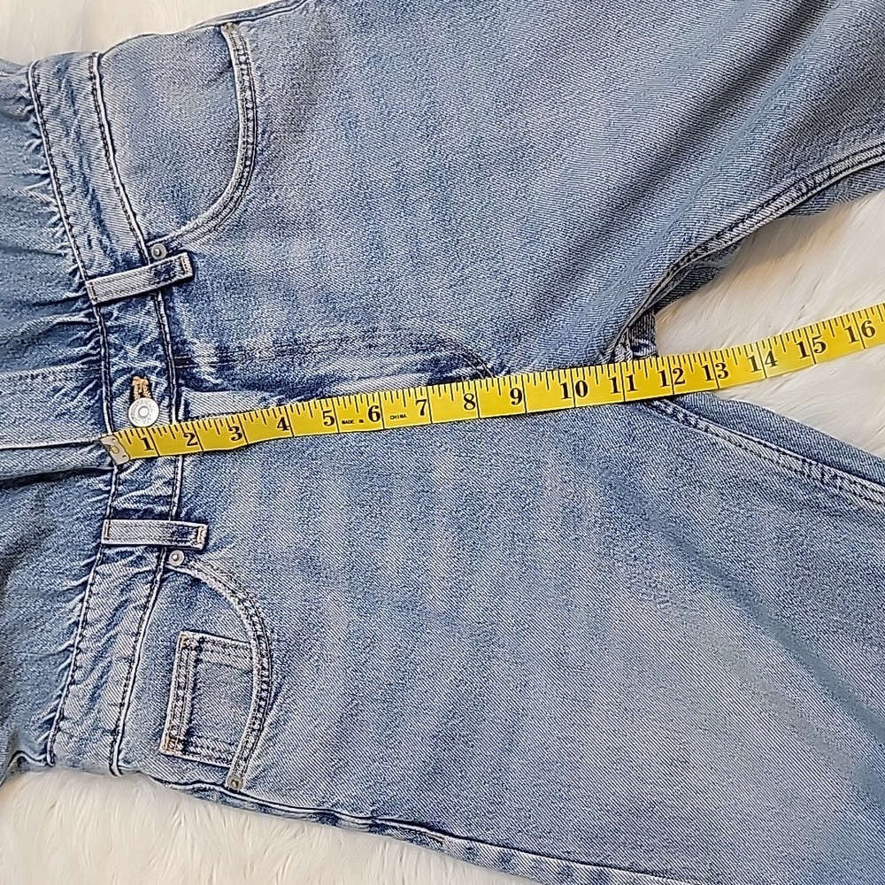 Zara Light Blue Denim Jumpsuit - Picture 13 of 13